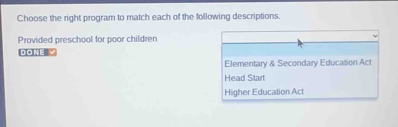 choose the right program to match each of the following descriptions. p…