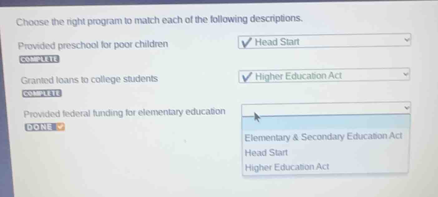 choose the right program to match each of the following descriptions. p…