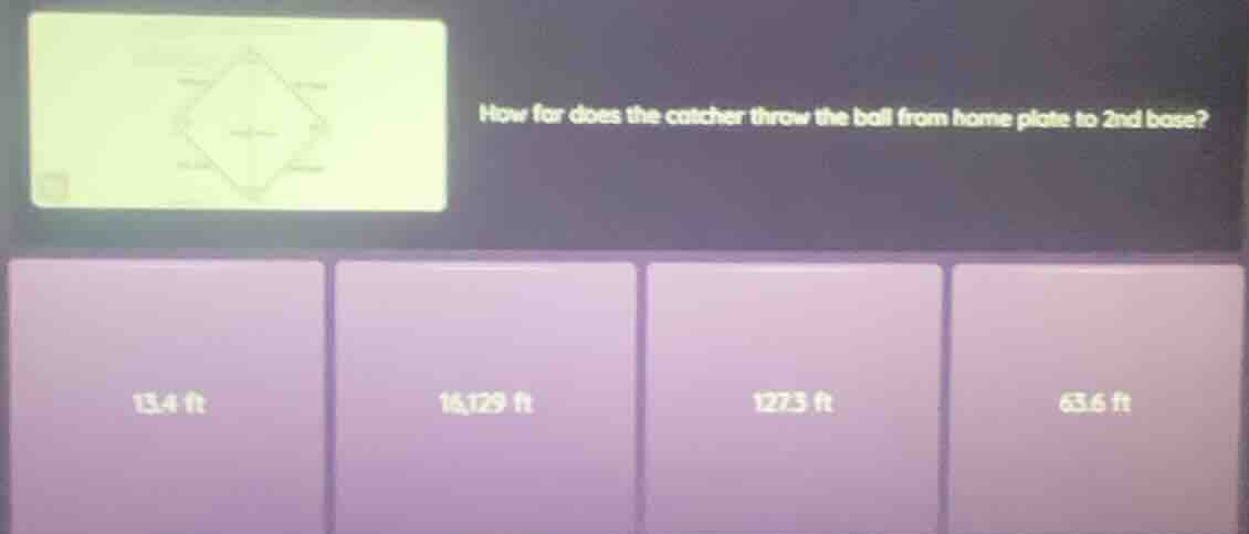 how far does the catcher throw the ball from home plate to 2nd base? 13…