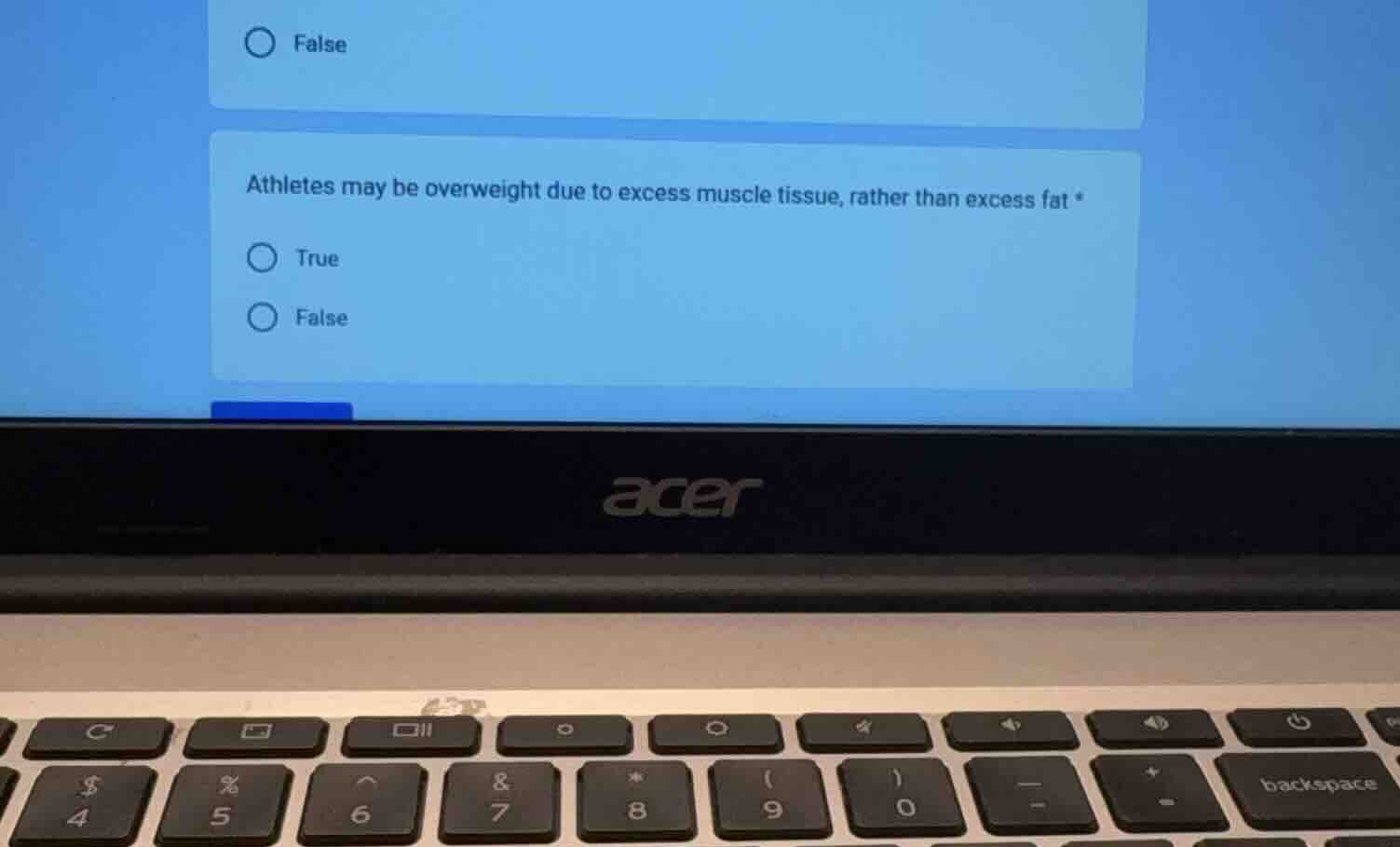 athletes may be overweight due to excess muscle tissue, rather than exc…