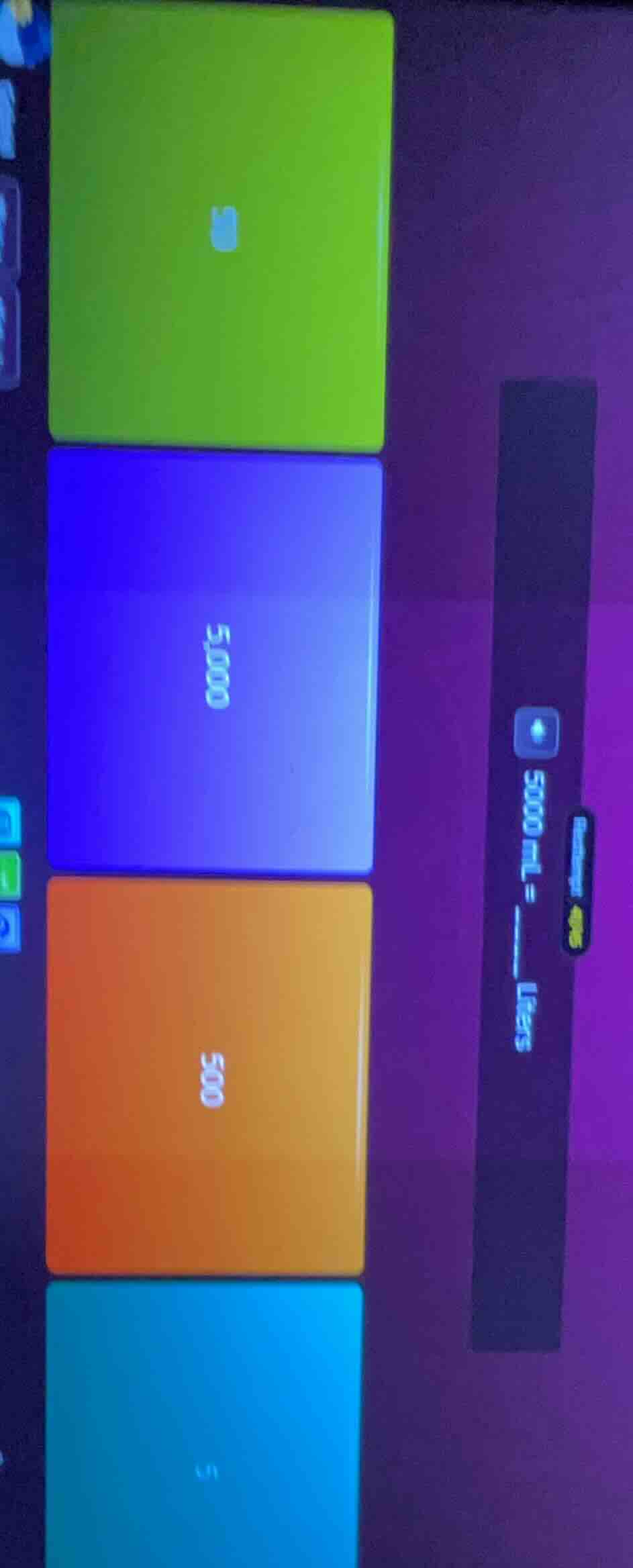 5000 ml = ____ liters