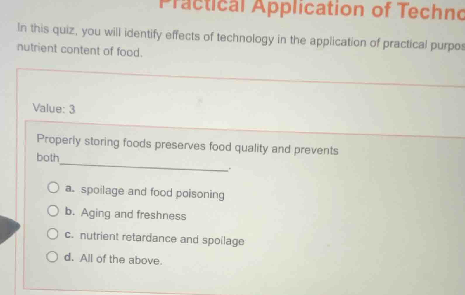 practical application of techno in this quiz, you will identify effects…