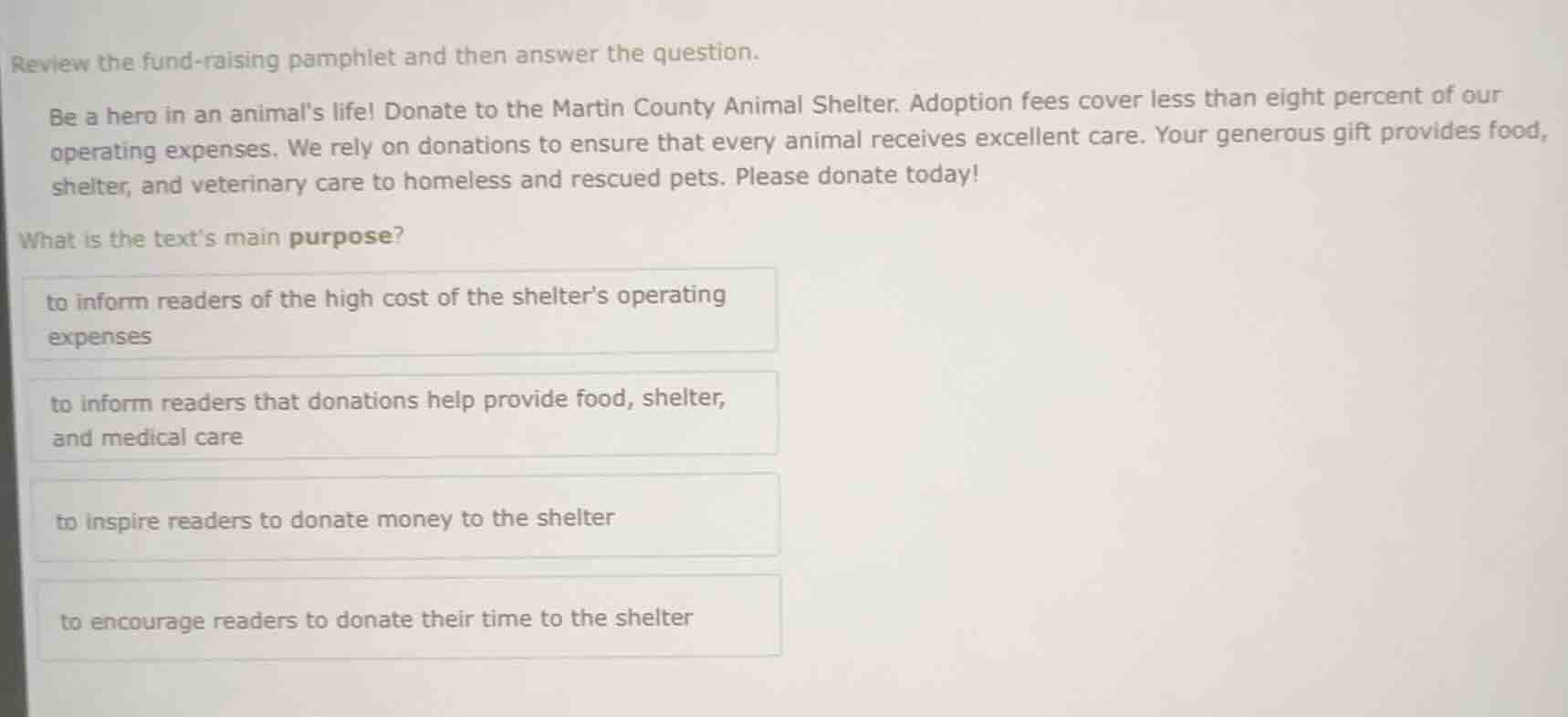 review the fund - raising pamphlet and then answer the question. be a h…