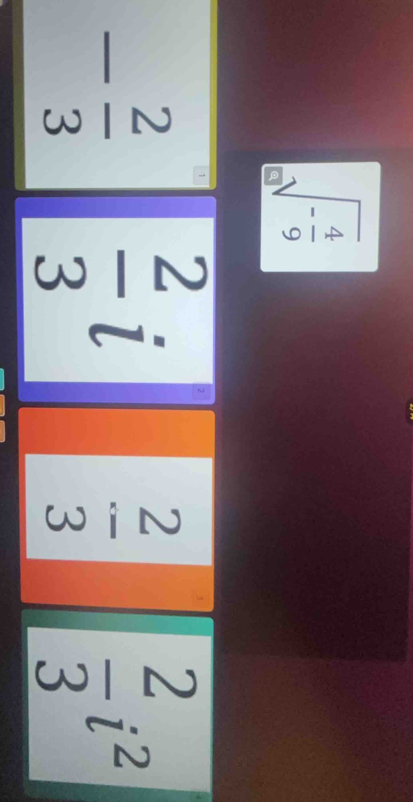 images with fractions like -2/3, 2/3 (with some unclear symbols), and -…