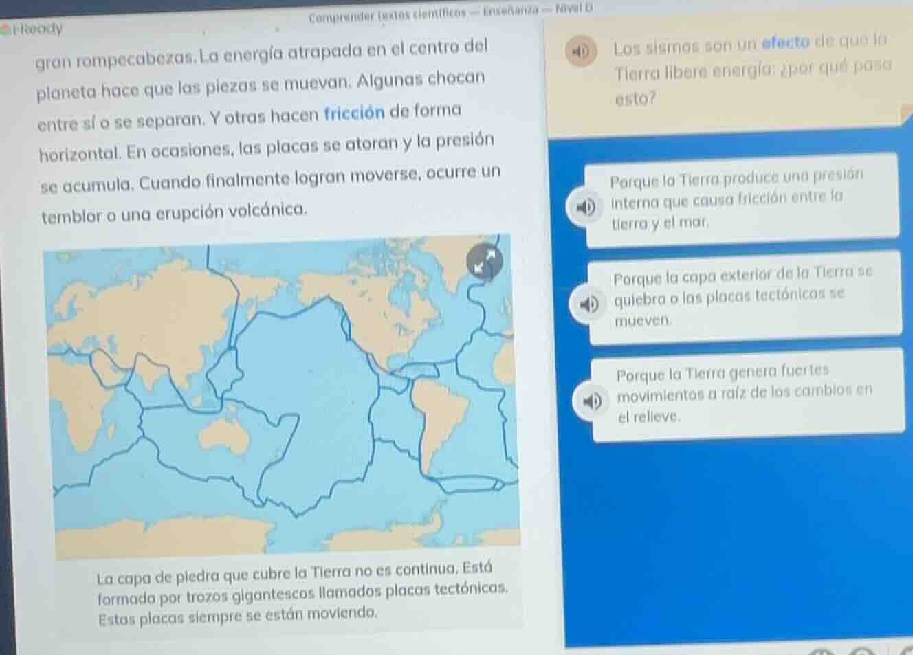 comprender textos científicos — enseñanza — nivel d gran rompecabezas. …