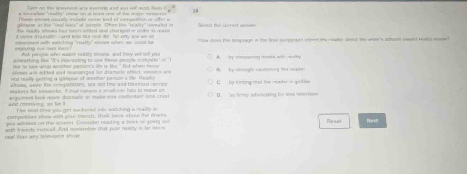 turn on the television any evening and you will most likely find a so -…