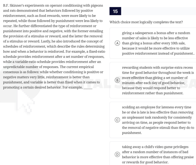 b.f. skinners experiments on operant conditioning with pigeons and rats…