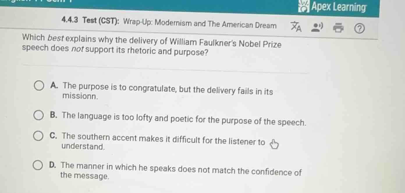 4.4.3 test (cst): wrap-up: modernism and the american dream which best …