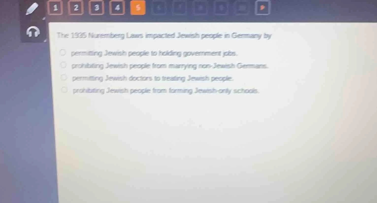 the 1935 nuremberg laws impacted jewish people in germany by permitting…