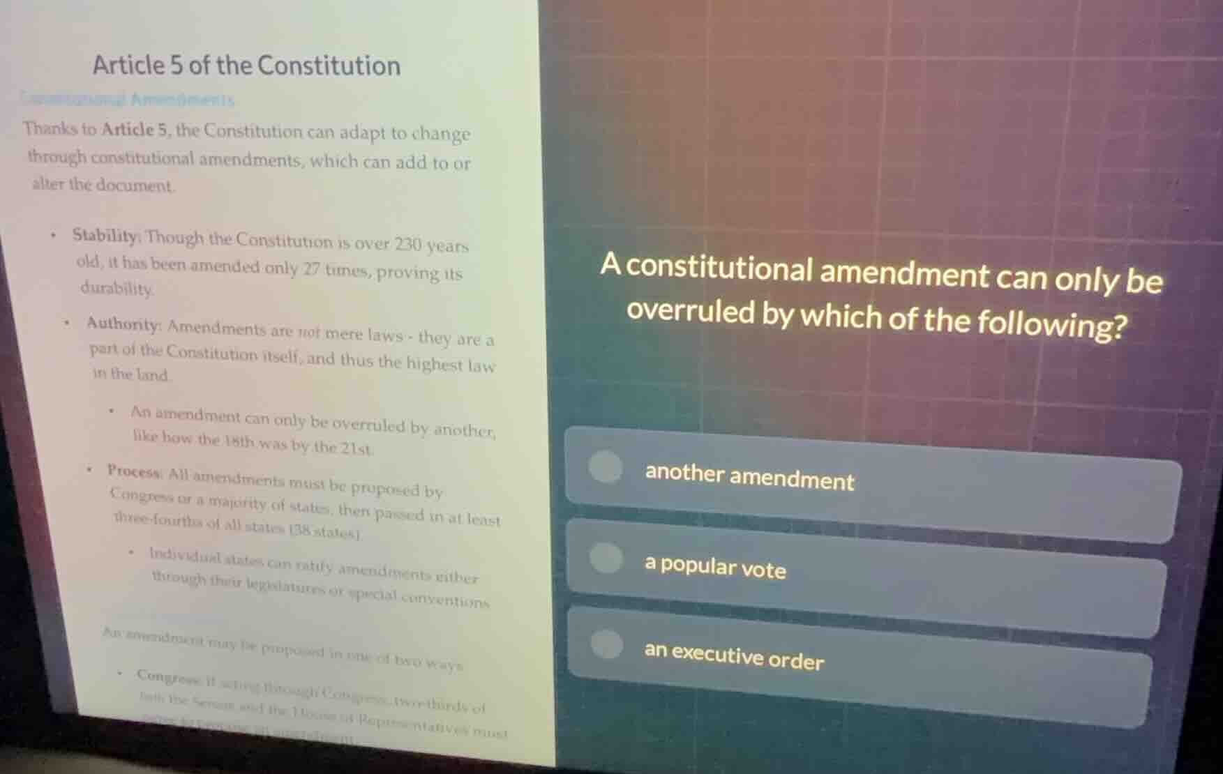 article 5 of the constitution constitutional amendments thanks to artic…