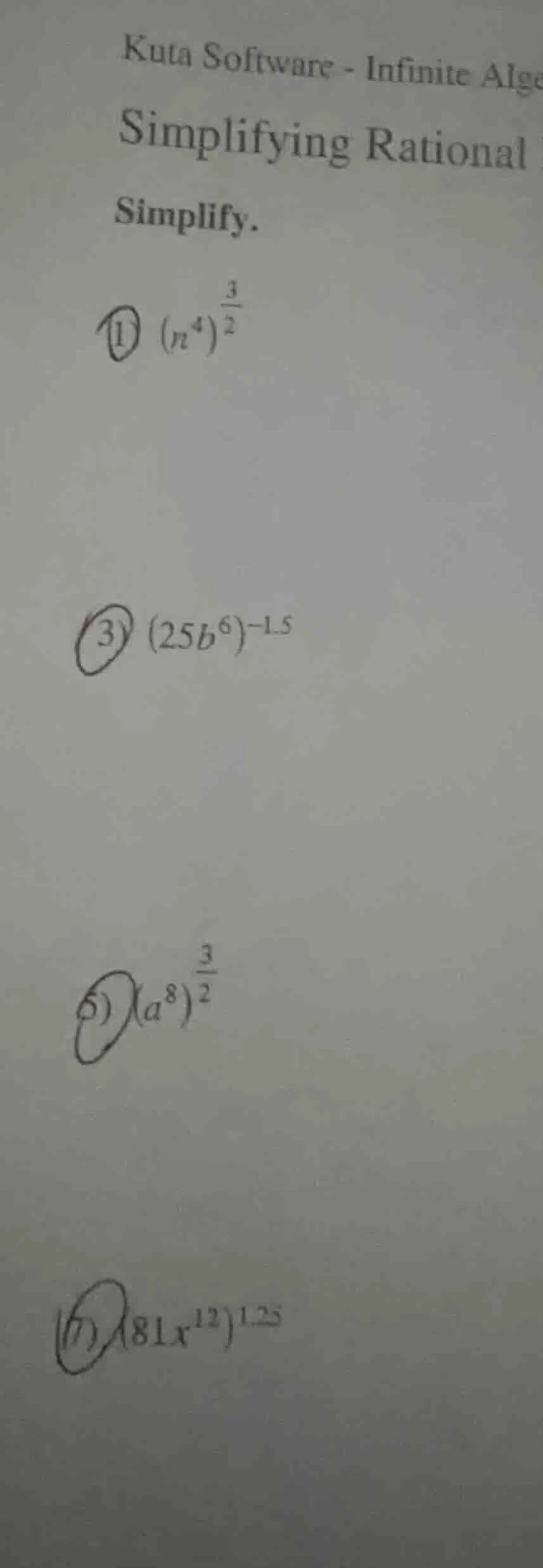 kuta software - infinite alge simplifying rational simplify. 1) ((n^{4}…