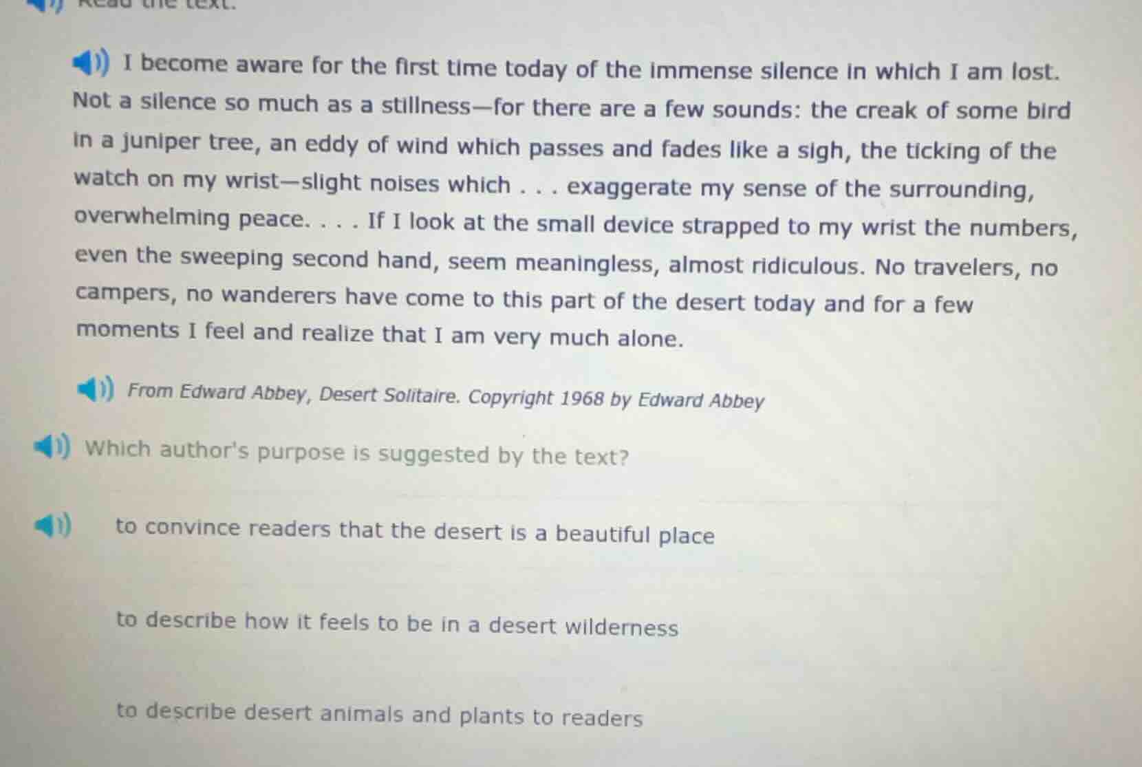 read the text. i become aware for the first time today of the immense s…