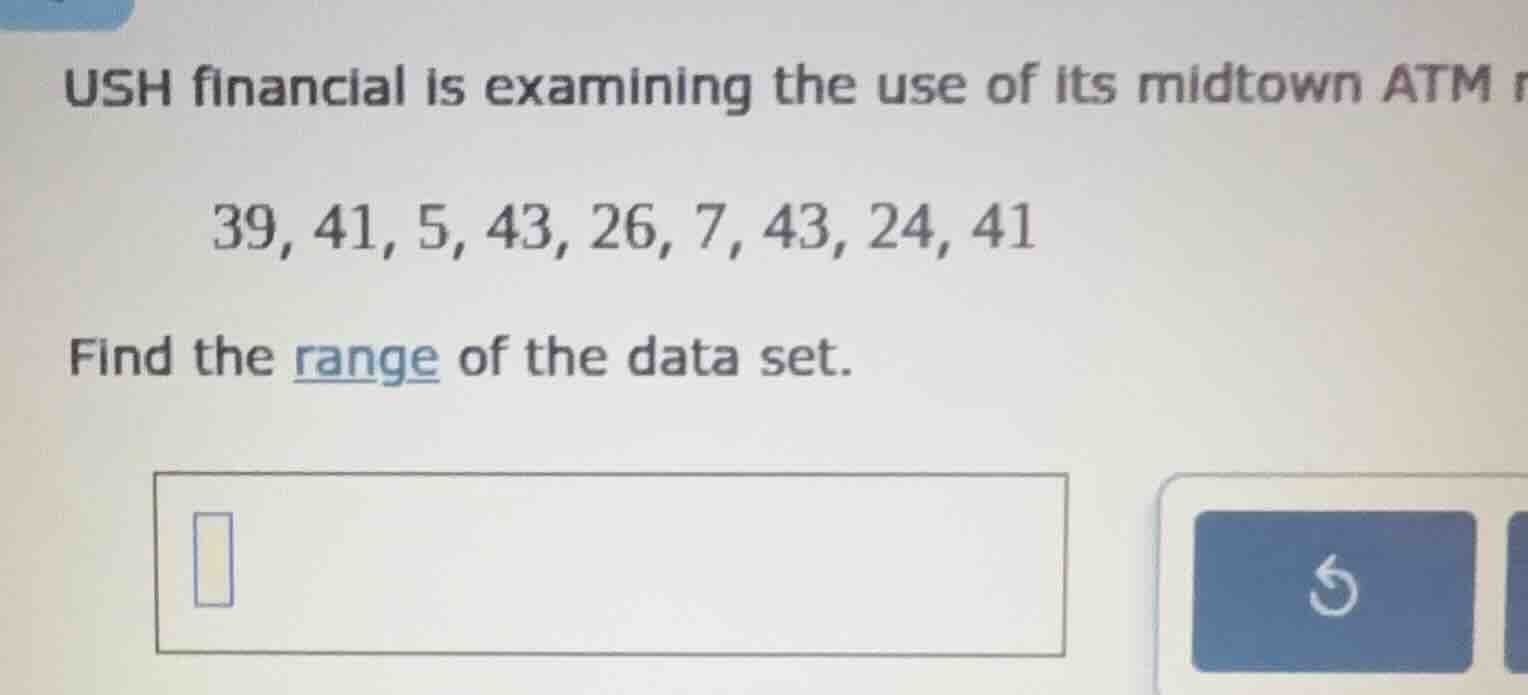 ush financial is examining the use of its midtown atm 39, 41, 5, 43, 26…