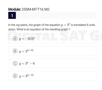 module: 25sm-mt-t16 m2 1 in the (xy)-plane, the graph of the equation (…