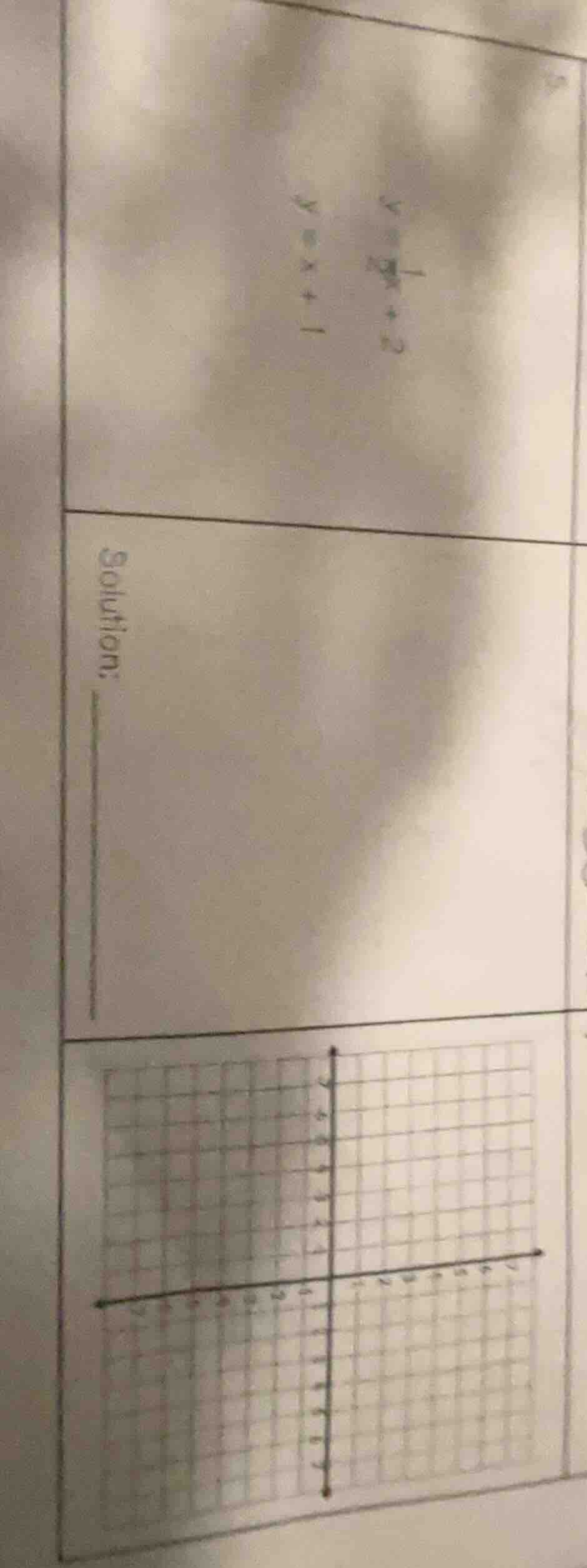 solution: y = 1 + x y = 2 + \\frac{1}{x}