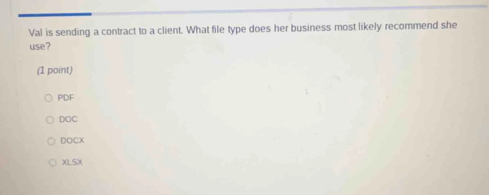 val is sending a contract to a client. what file type does her business…