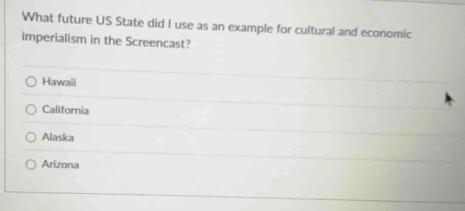 what future us state did i use as an example for cultural and economic …