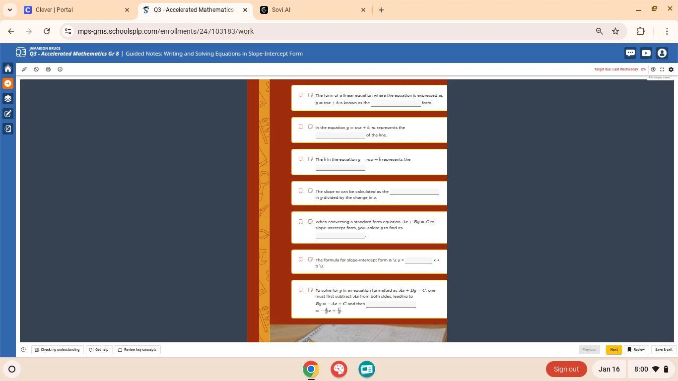 the form of a linear equation where the equation is expressed as y = mx…
