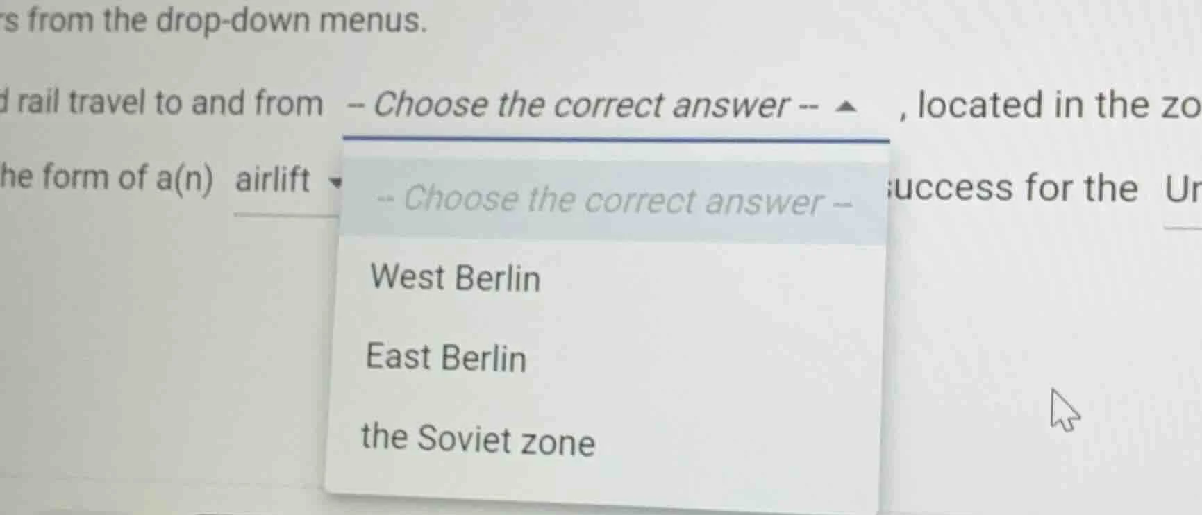 s from the drop - down menus. d rail travel to and from -- choose the c…