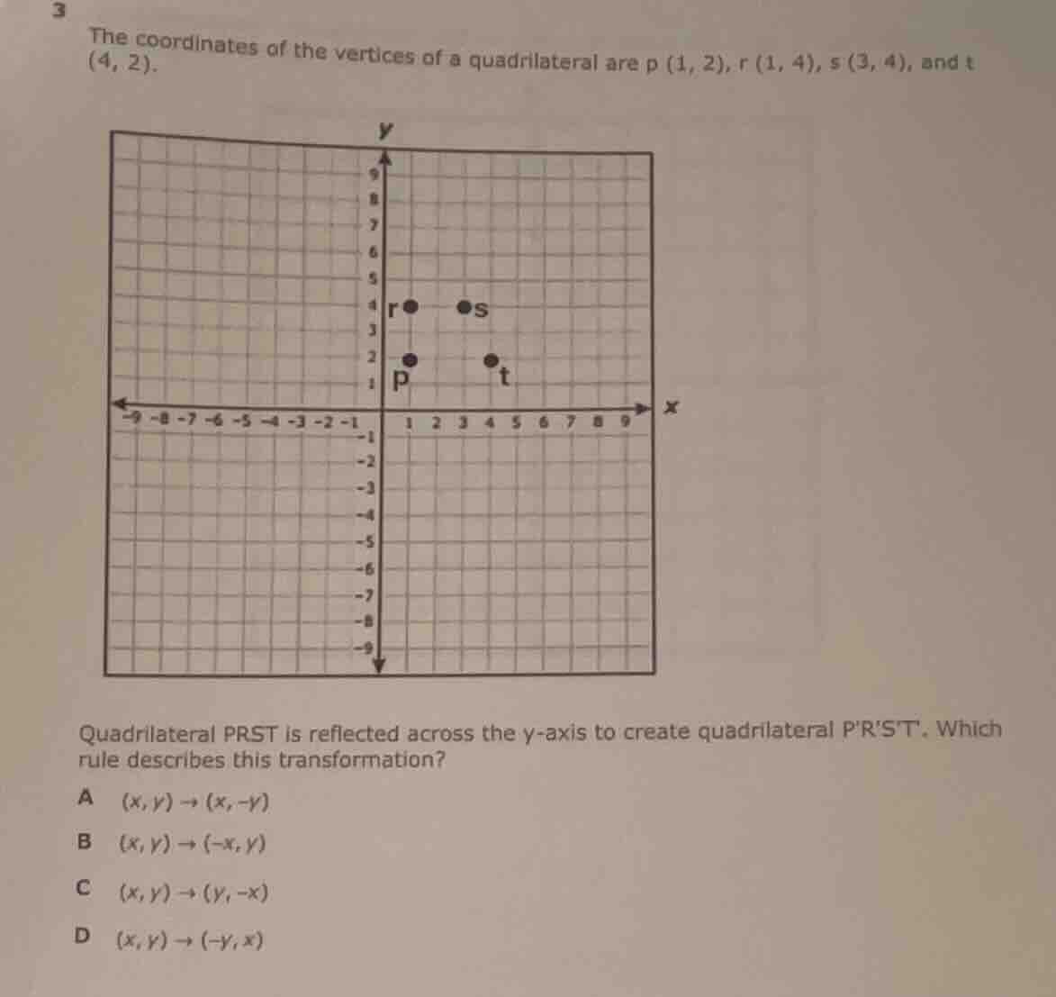 3 the coordinates of the vertices of a quadrilateral are p (1, 2), r (1…