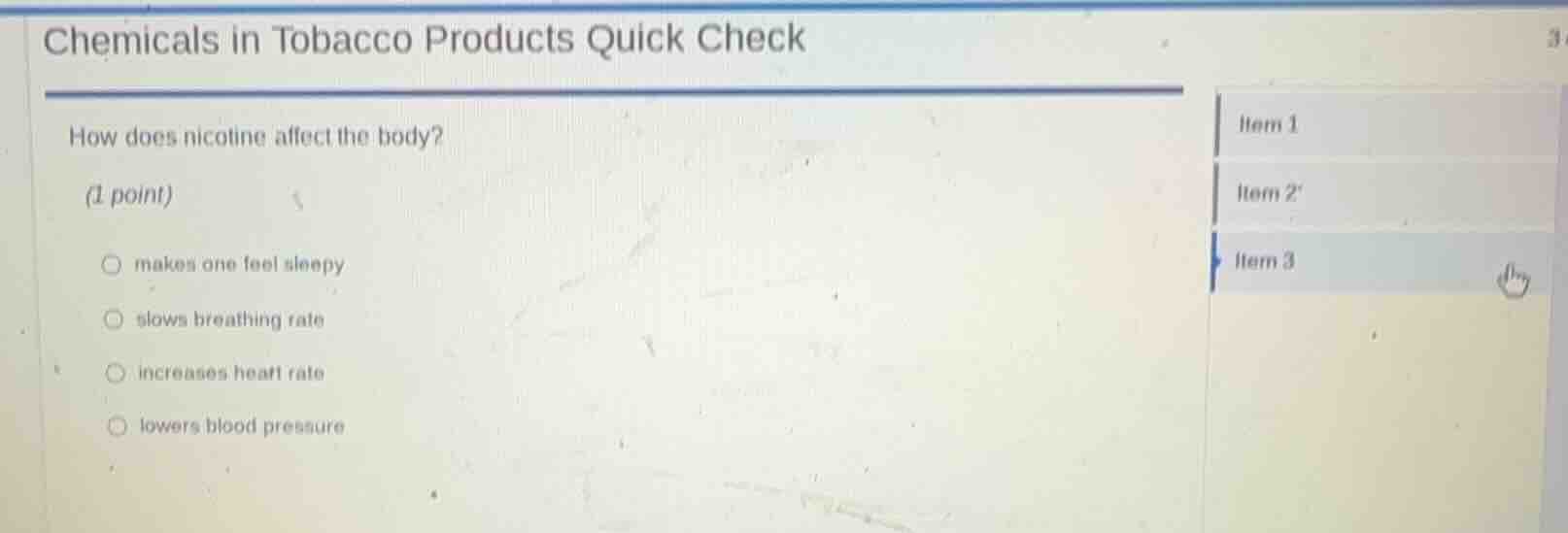 chemicals in tobacco products quick check how does nicotine affect the …