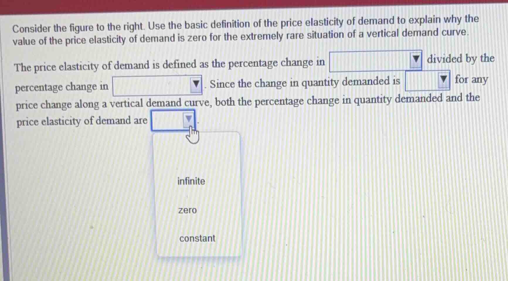consider the figure to the right. use the basic definition of the price…