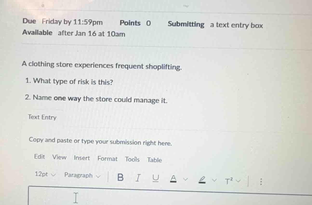 due friday by 11:59pm points 0 submitting a text entry box available af…