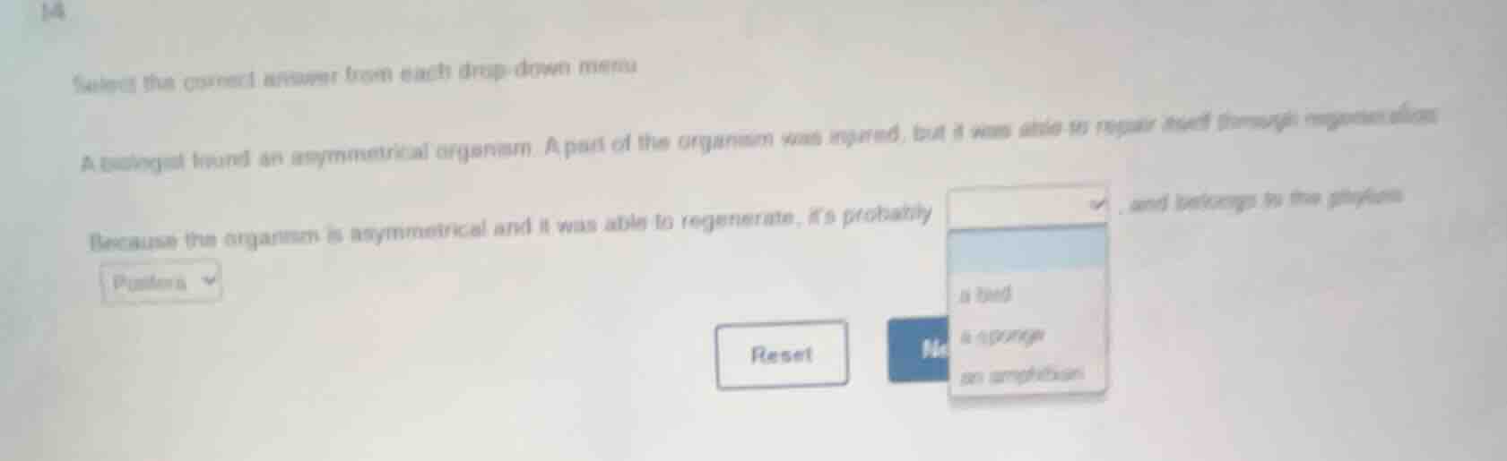 14. select the correct answer from each drop - down menu a scientist fo…