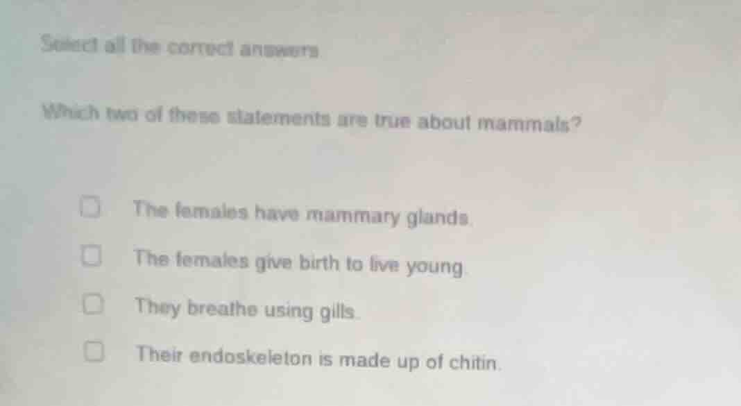 select all the correct answers which two of these statements are true a…