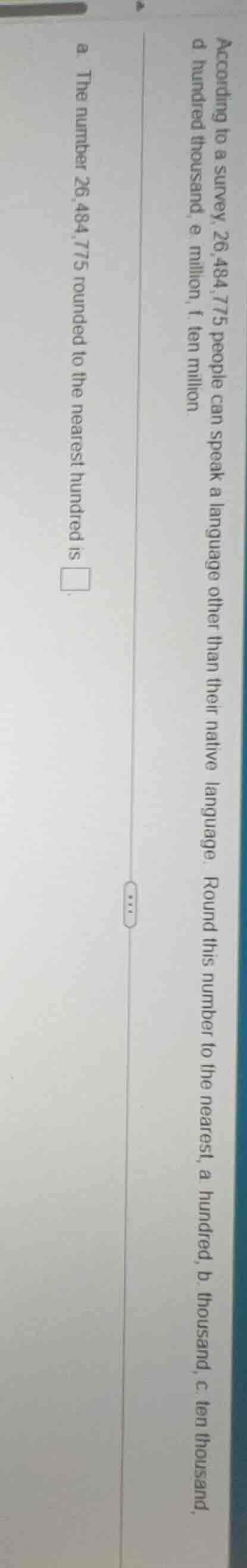 according to a survey, 26,484,775 people can speak a language other tha…