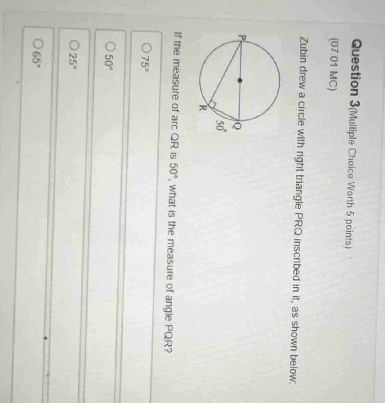 question 3(multiple choice worth 5 points) (07.01 mc) zubin drew a circ…