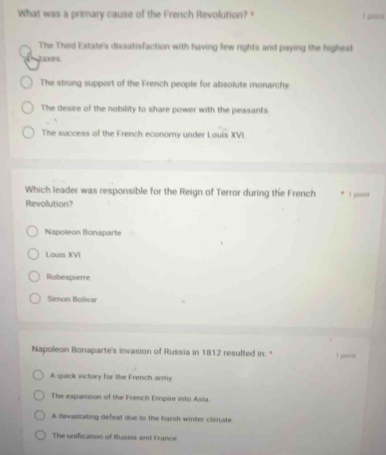 what was a primary cause of the french revolution? the third estates di…