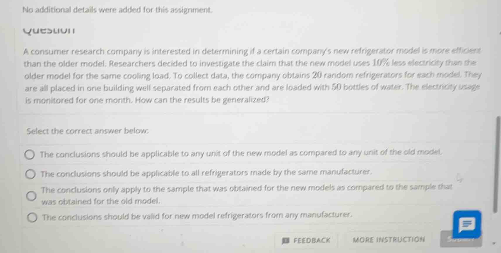 no additional details were added for this assignment. question a consum…