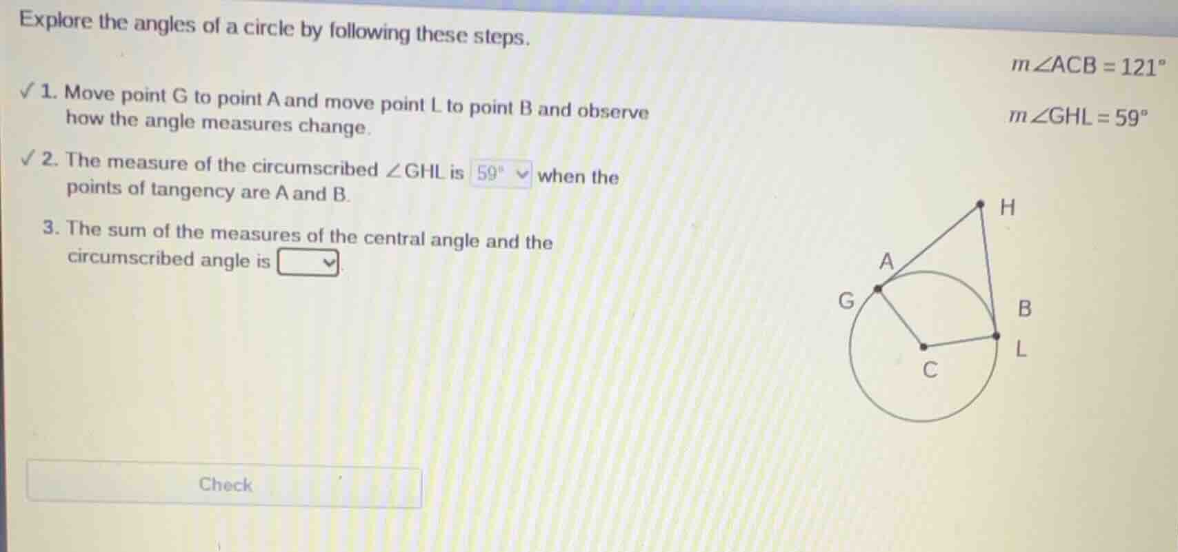 explore the angles of a circle by following these steps. 1. move point …