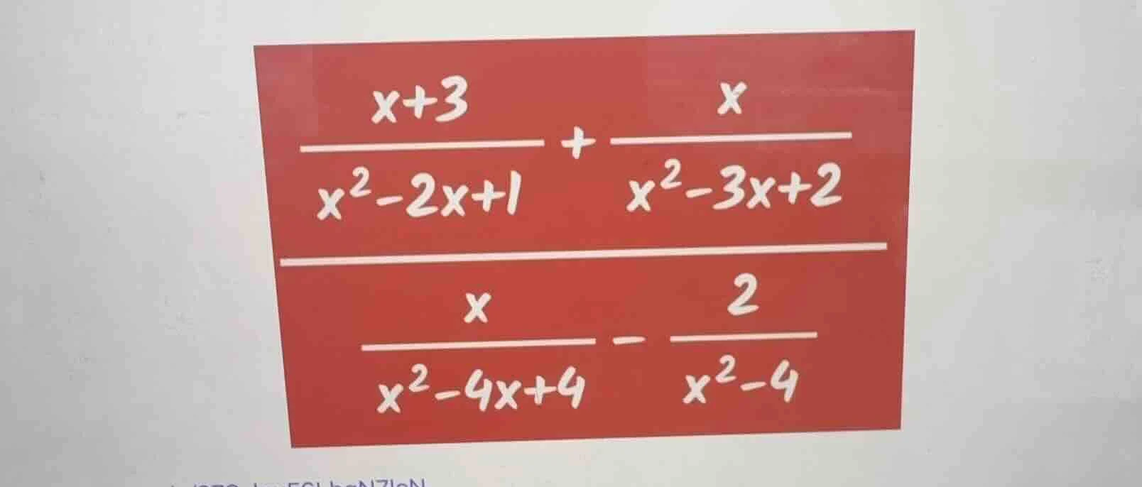 simplify the following rational expressions: \\(\\frac{x + 3}{x^2 - 2x …