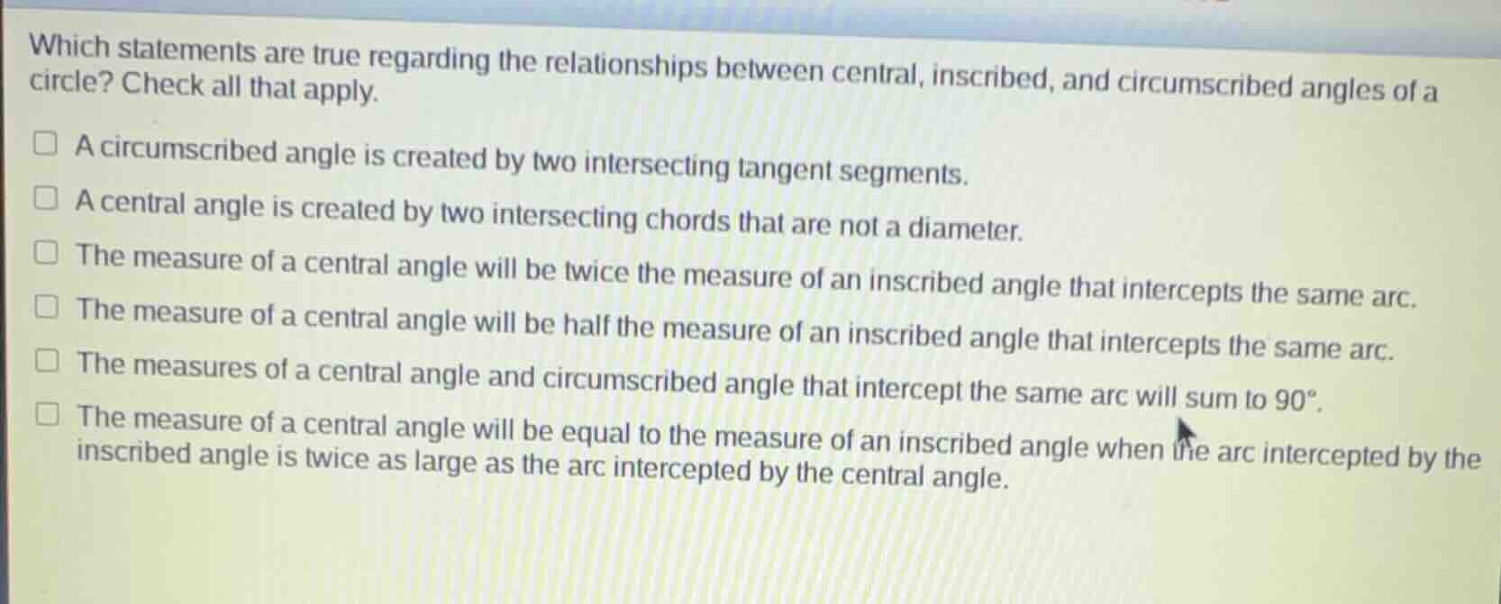 which statements are true regarding the relationships between central, …