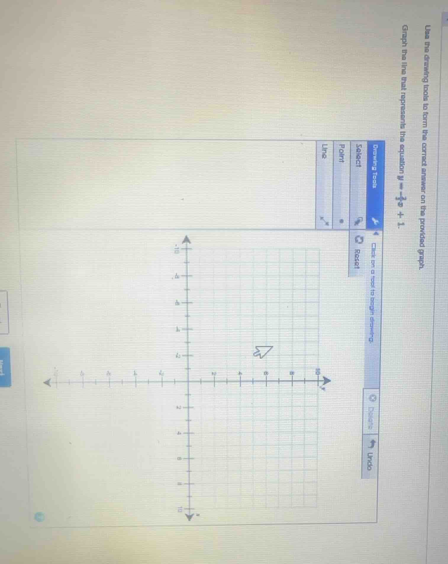 use the drawing tools to form the correct answer on the provided graph.…