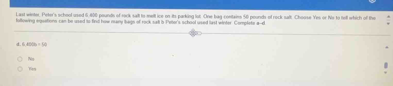 last winter, peters school used 6,400 pounds of rock salt to melt ice o…