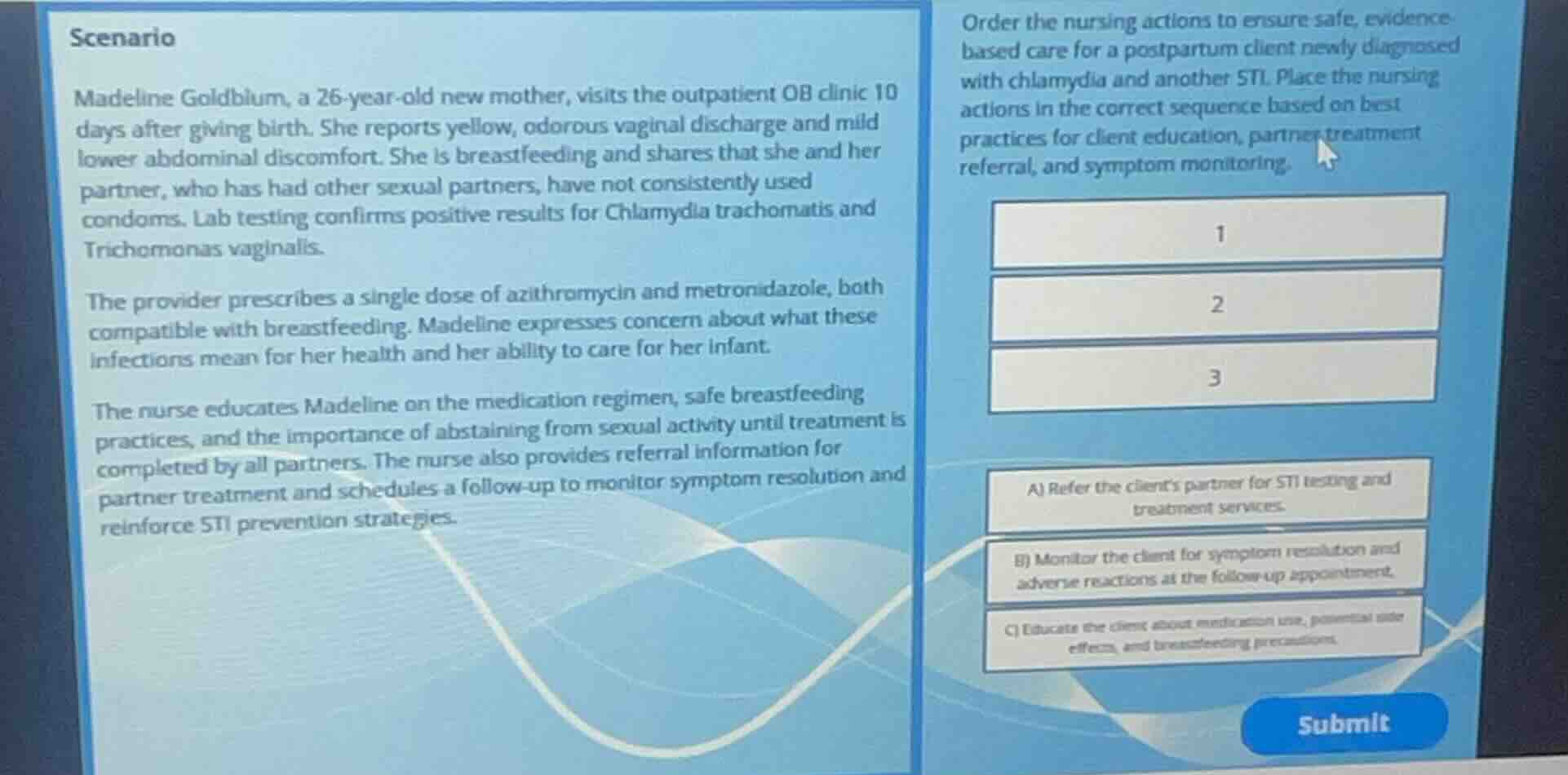 scenario madeline goldblum, a 26 - year - old new mother, visits the ou…