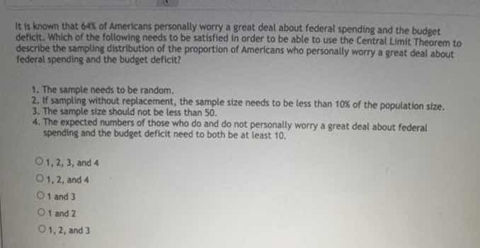 it is known that 64% of americans personally worry a great deal about f…