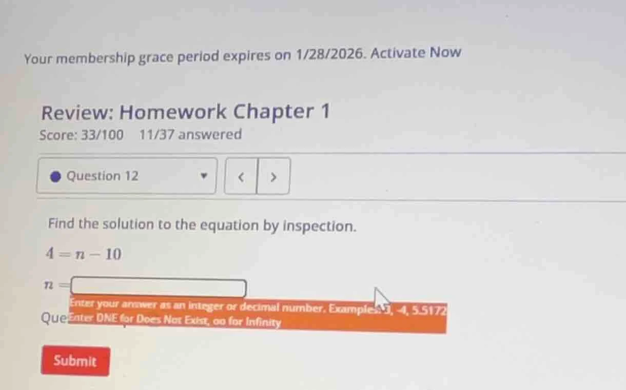 your membership grace period expires on 1/28/2026. activate now review:…