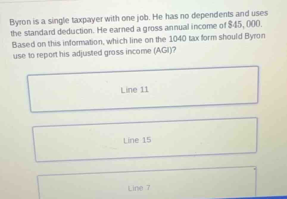 byron is a single taxpayer with one job. he has no dependents and uses …