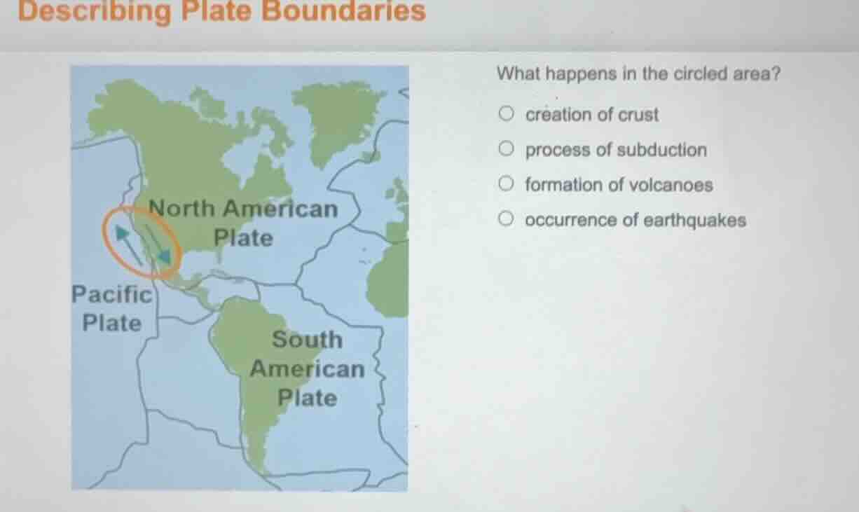 describing plate boundaries map of north american plate, pacific plate,…