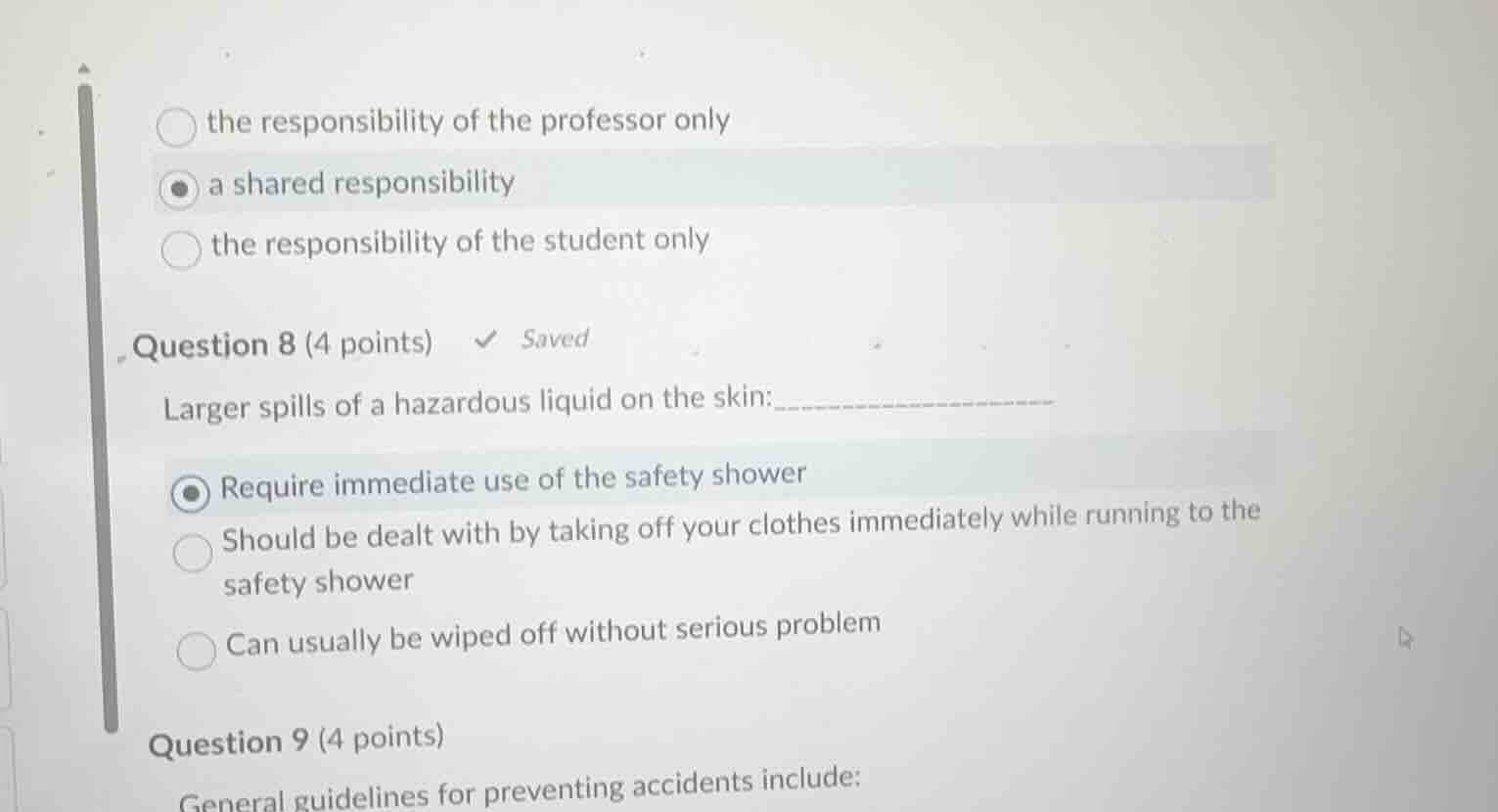 the responsibility of the professor only a shared responsibility the re…