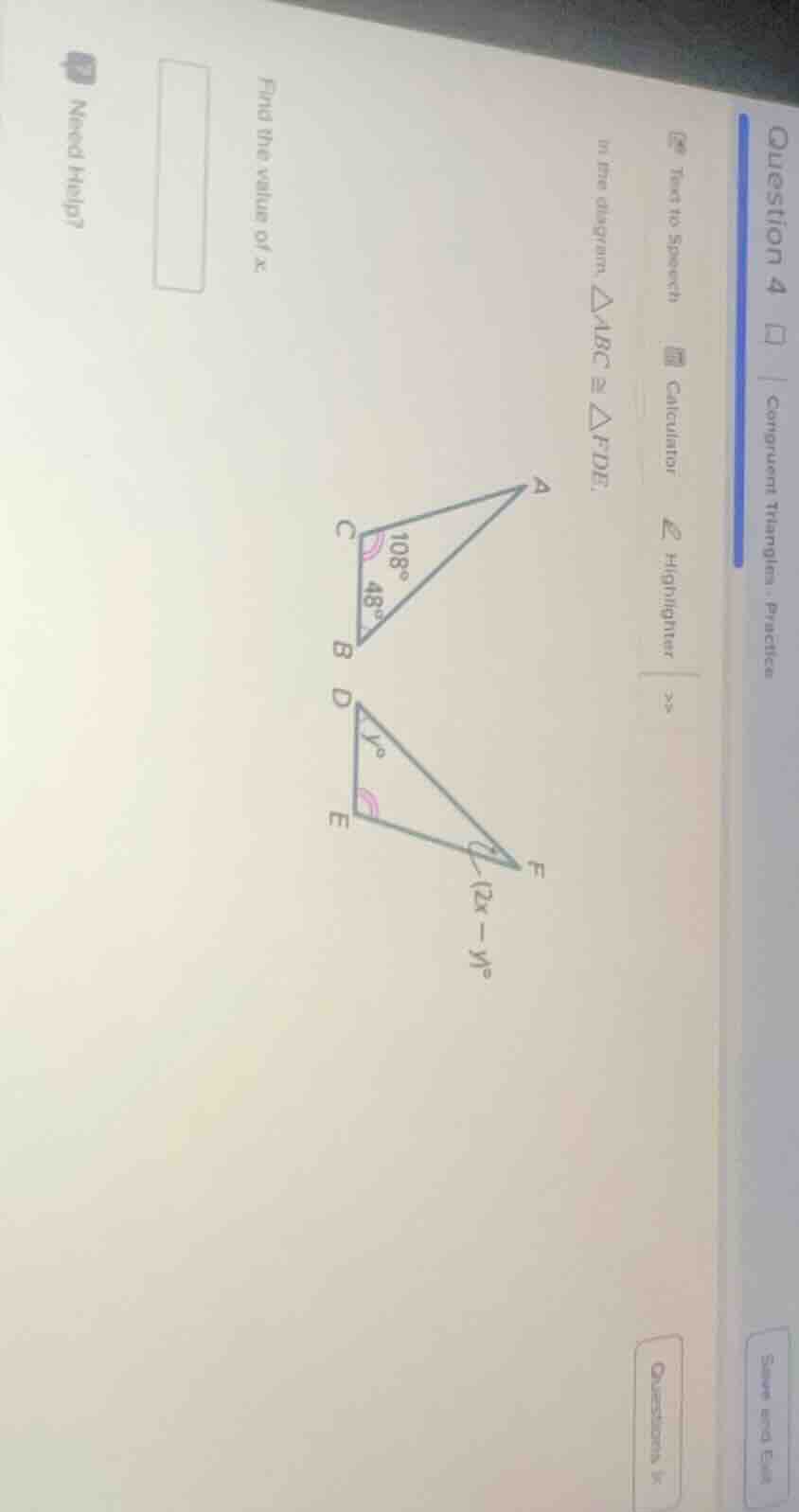 question 4 congruent triangles - practice text to speech calculator hig…