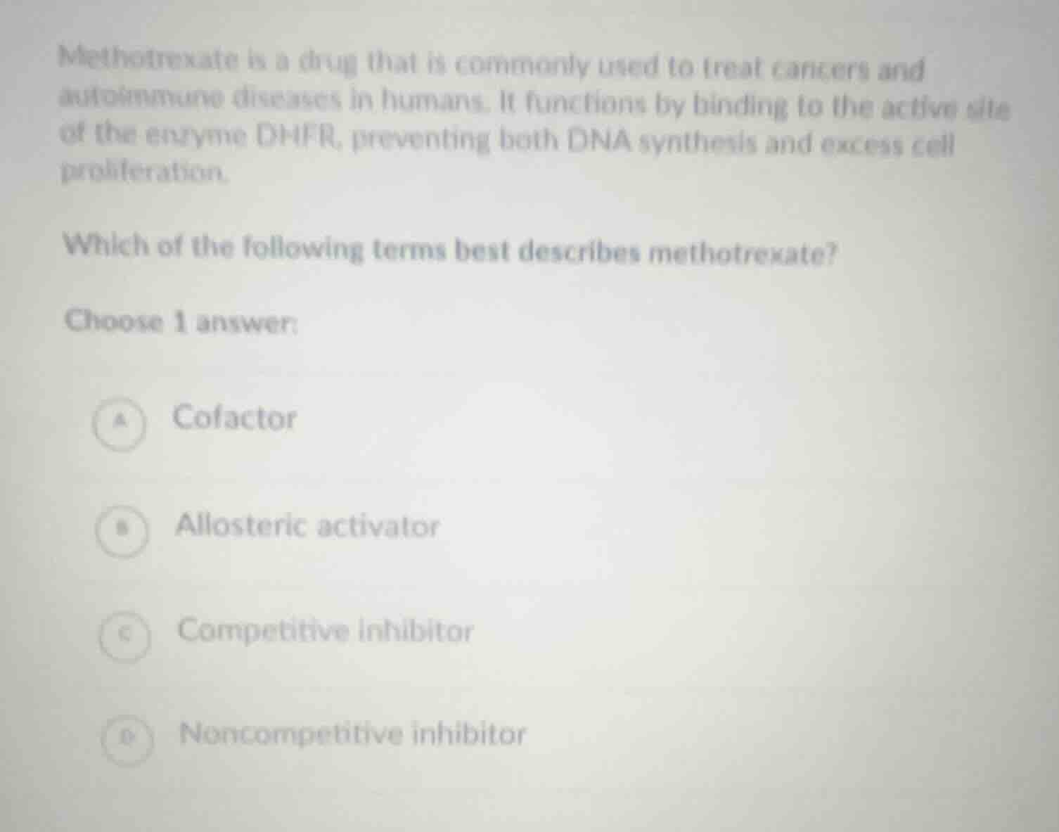 methotrexate is a drug that is commonly used to treat cancers and autoi…