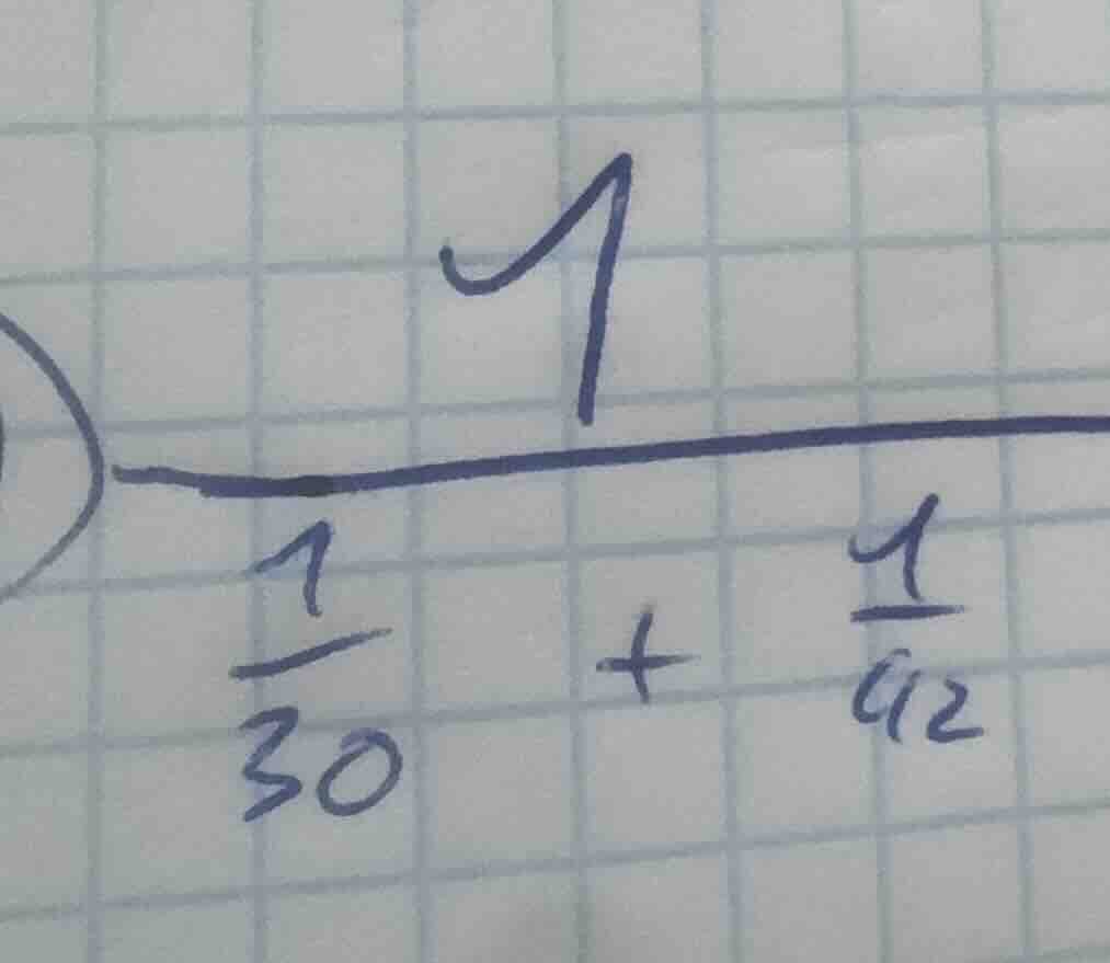 1 divided by (1/30 + 1/92)