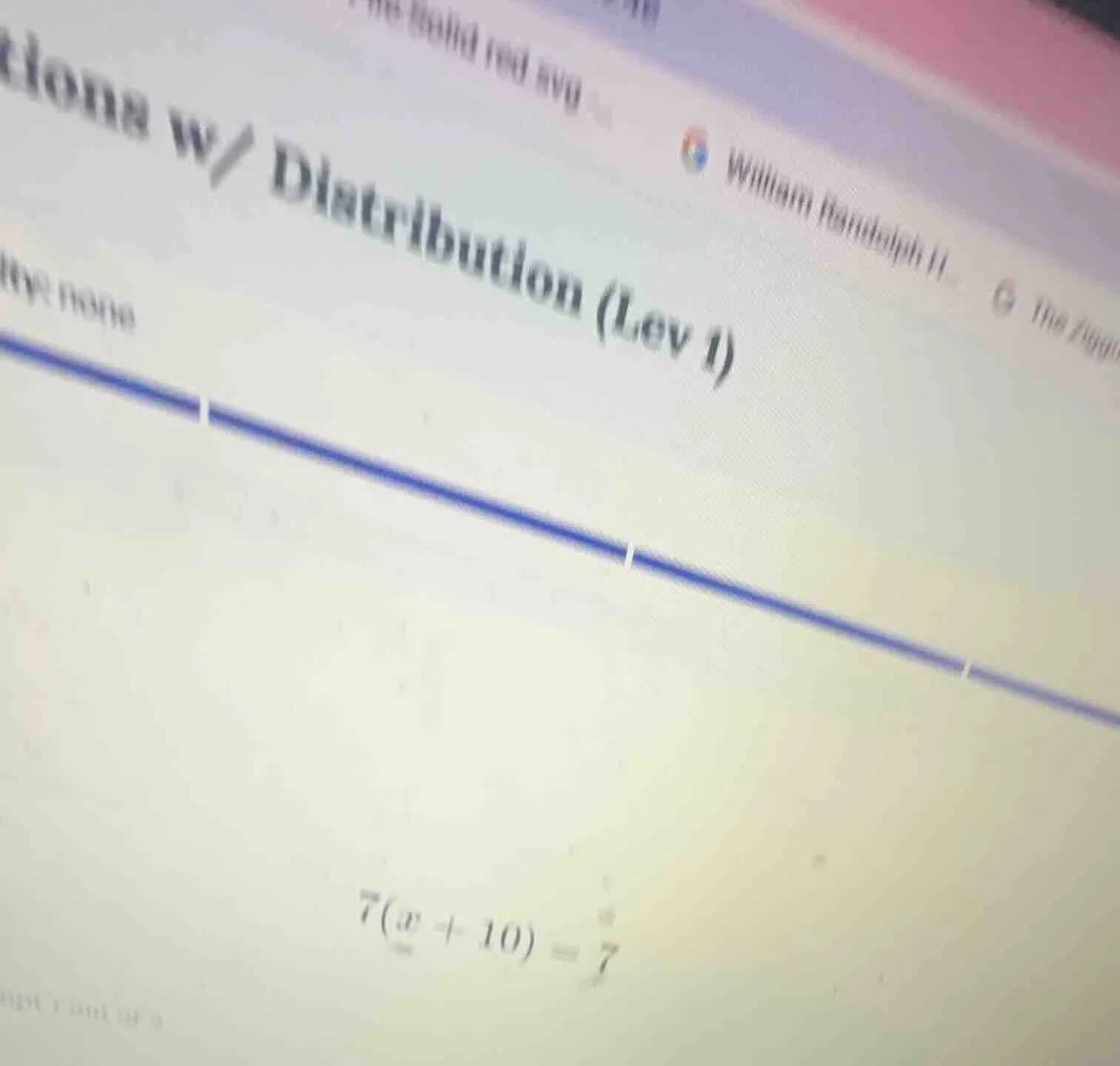 7(x + 10) = 7