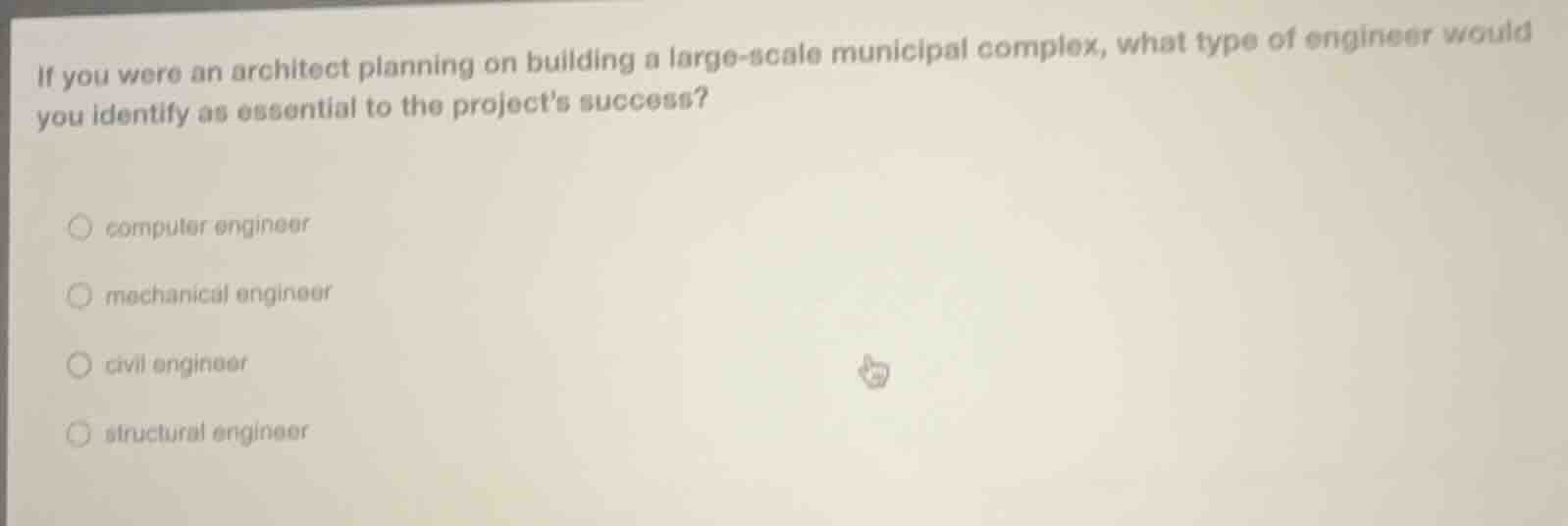 if you were an architect planning on building a large - scale municipal…