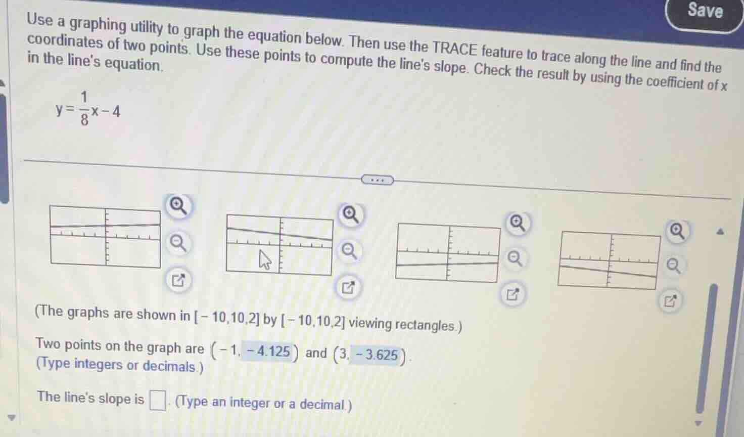 use a graphing utility to graph the equation below. then use the trace …